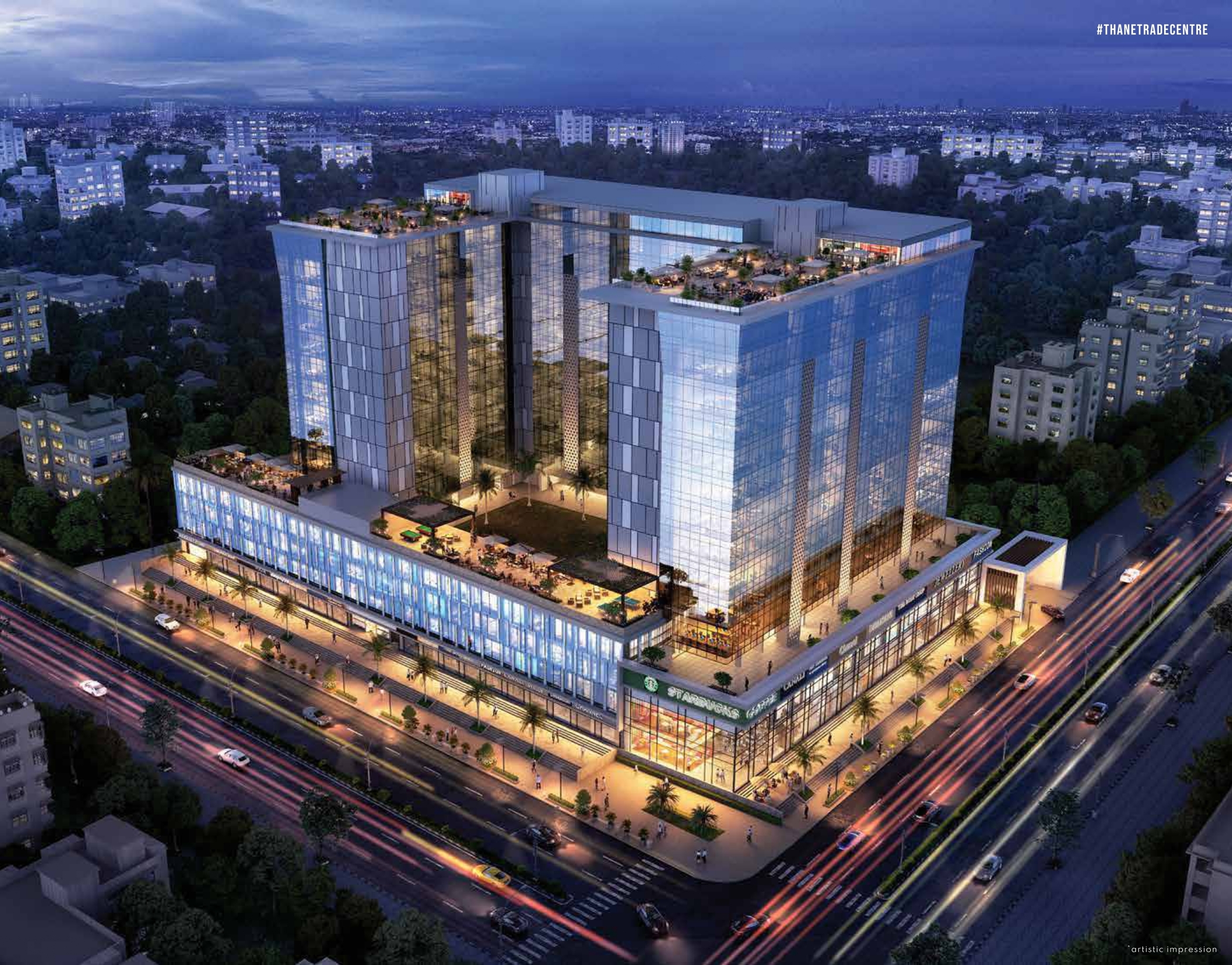 Centrum Business Park, Commercial Office, Office Space, Thane West, Wagle Estate,